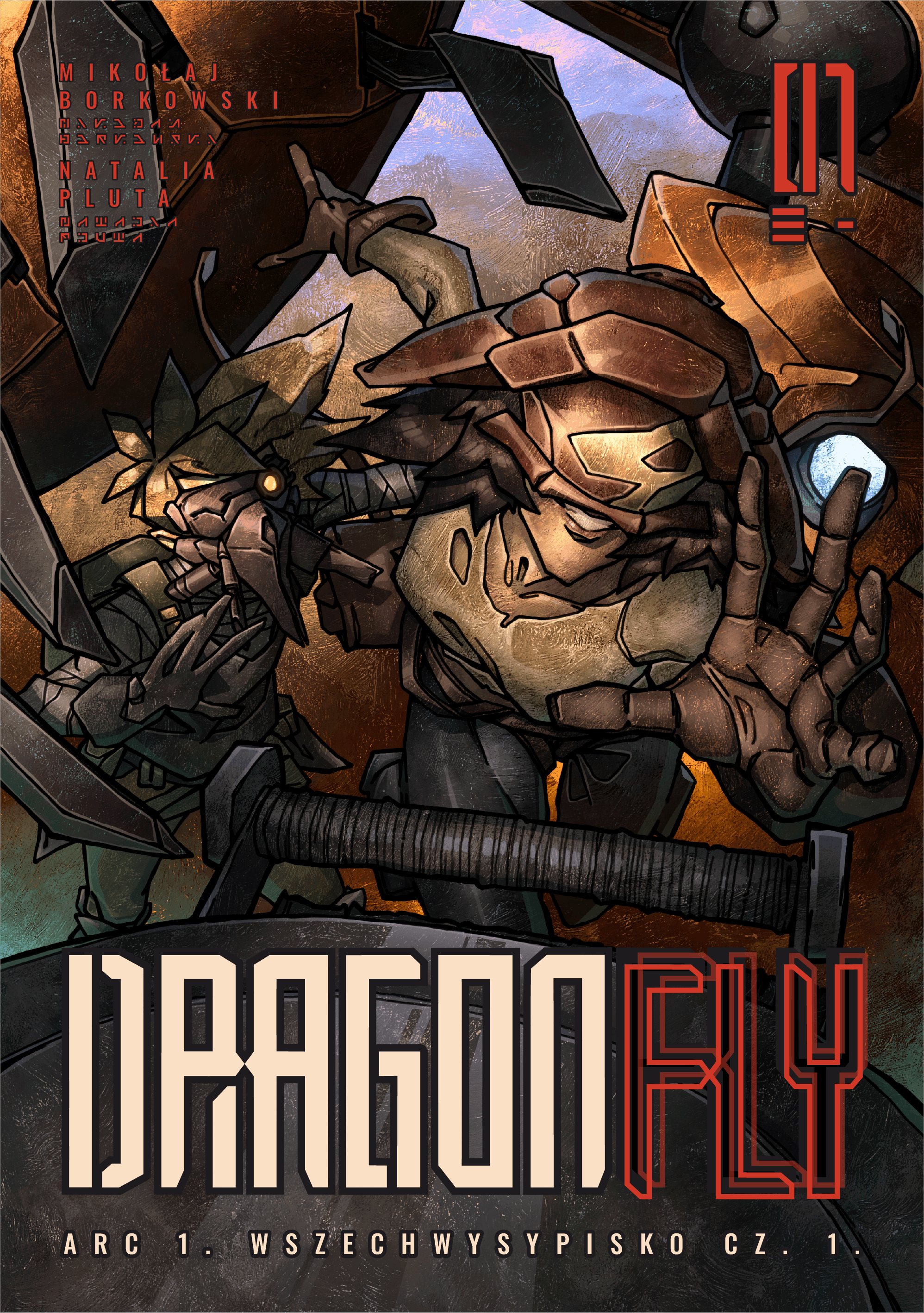 Okładka — Komiks Dragonfly tom 1.